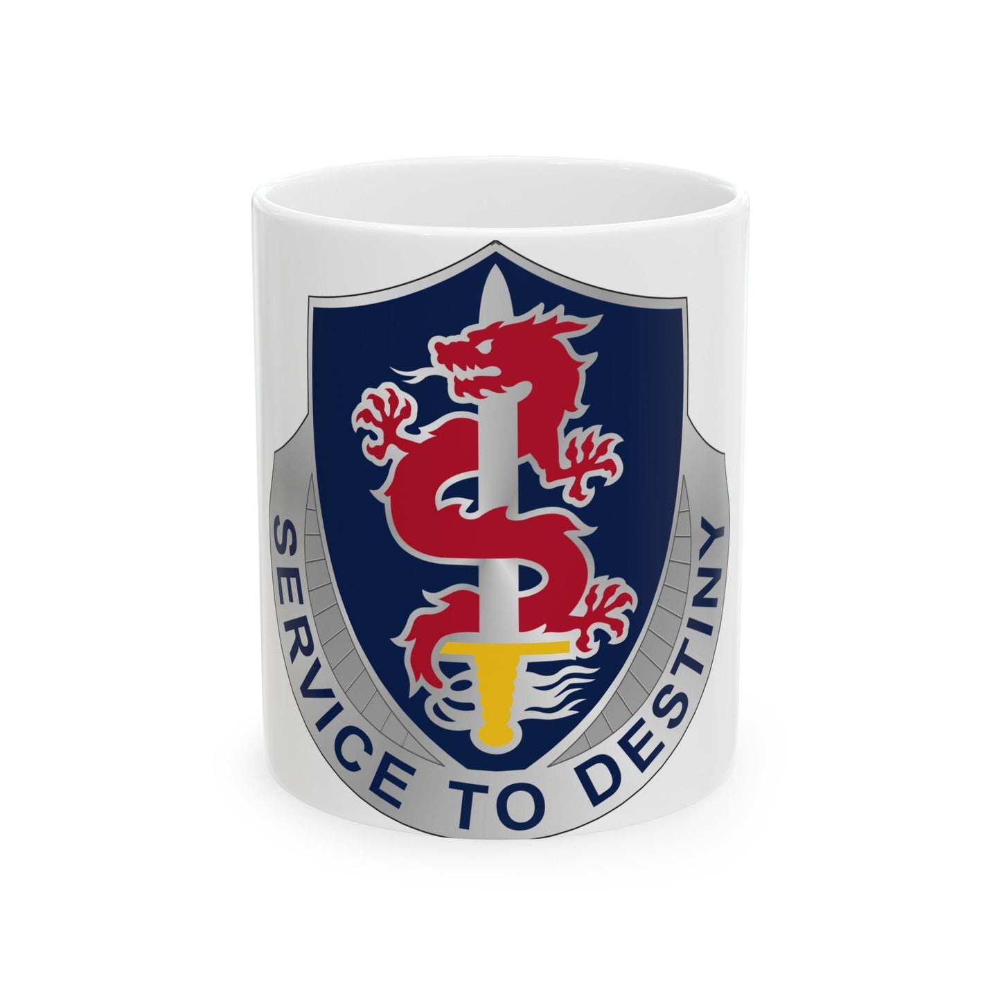 101 Personnel Services Battalion (U.S. Army) White Coffee Mug-11oz-The Sticker Space