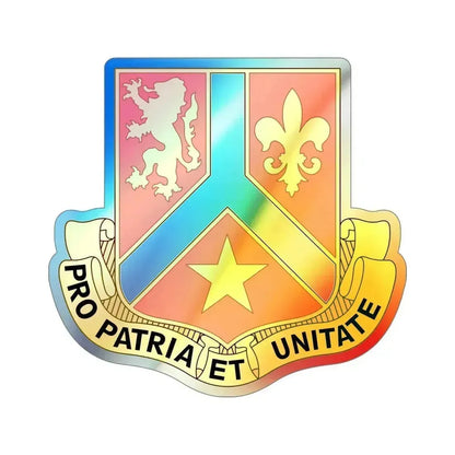 101 Signal Battalion (U.S. Army) Holographic STICKER Die-Cut Vinyl Decal - The Sticker Space