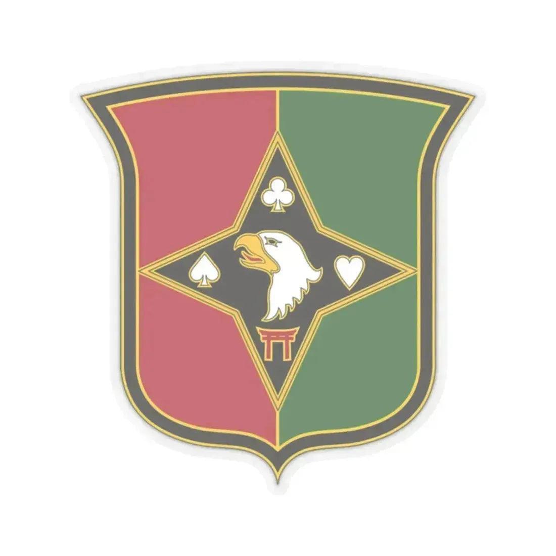 101 Sustainment Brigade 2 (U.S. Army) STICKER Vinyl Kiss-Cut Decal 2 Inch Transparent - The Sticker Space