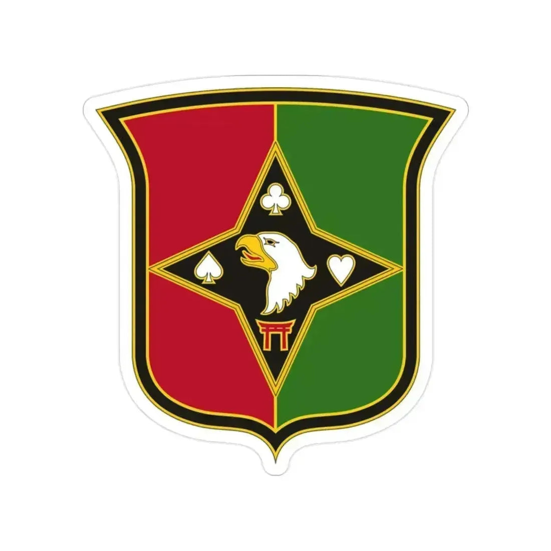 101 Sustainment Brigade 2 (U.S. Army) Transparent STICKER Die-Cut Vinyl Decal 2 Inch - The Sticker Space