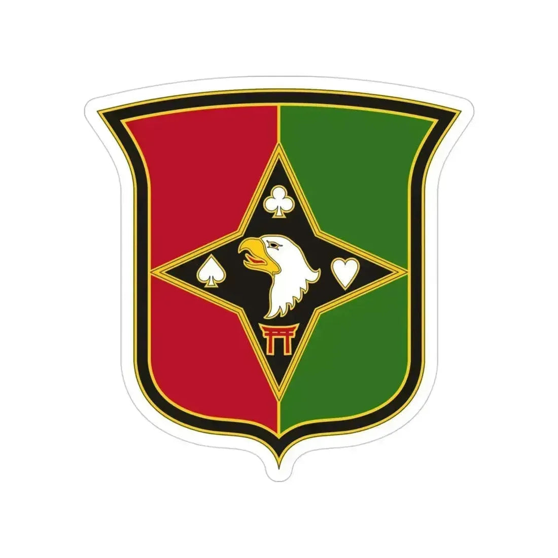 101 Sustainment Brigade 2 (U.S. Army) Transparent STICKER Die-Cut Vinyl Decal 4 Inch - The Sticker Space