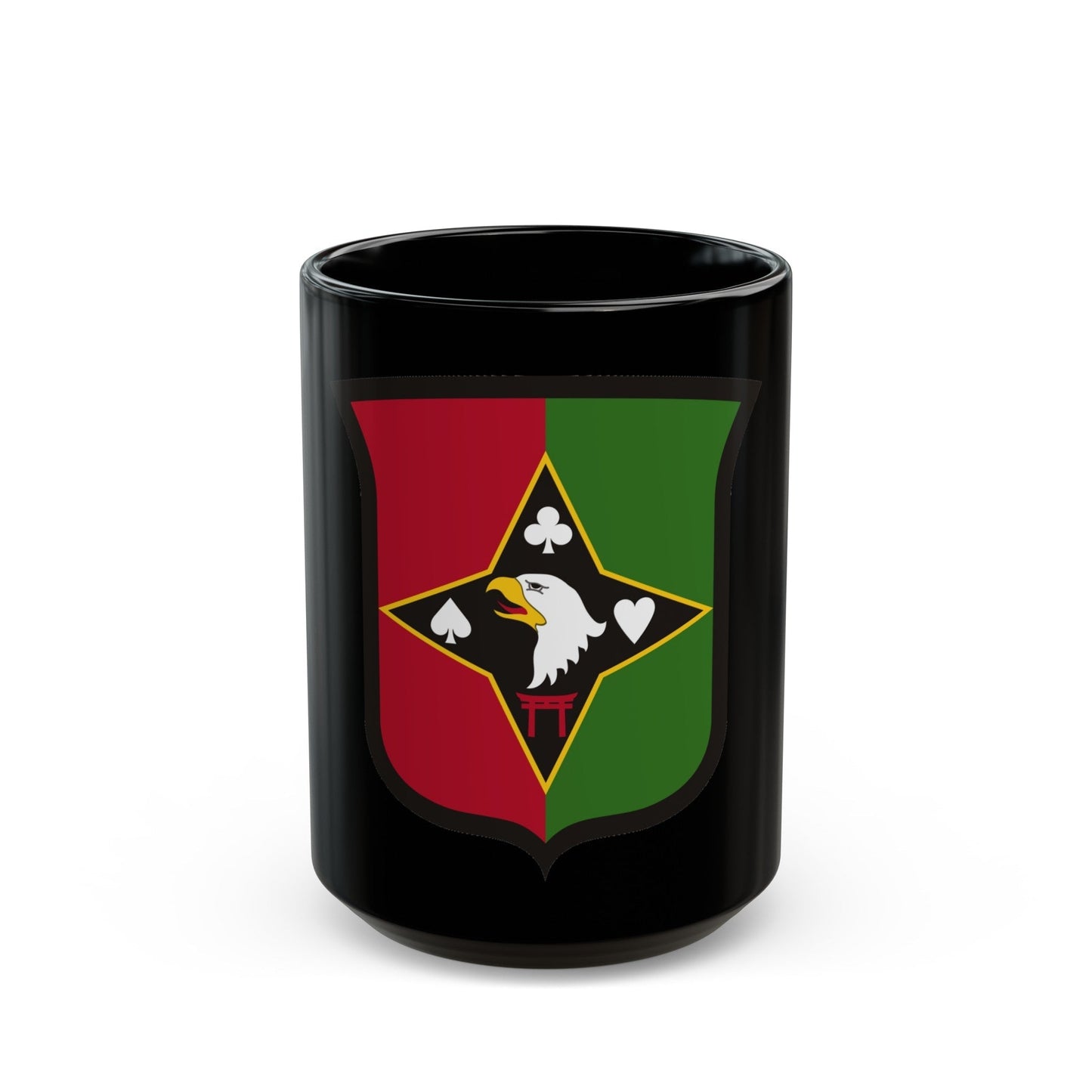 101 Sustainment Brigade (U.S. Army) Black Coffee Mug-15oz-The Sticker Space