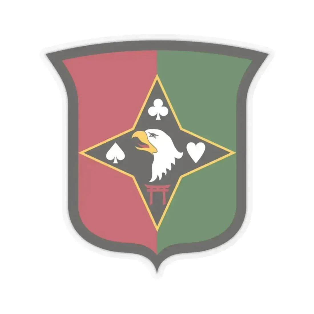 101 Sustainment Brigade (U.S. Army) STICKER Vinyl Kiss-Cut Decal 4 Inch Transparent - The Sticker Space