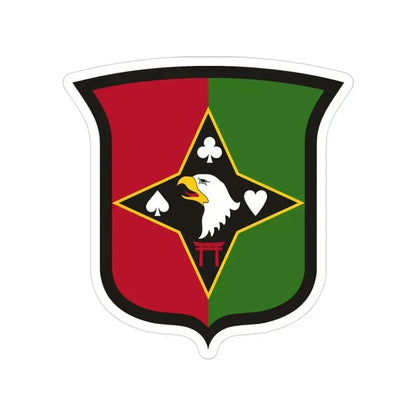 101 Sustainment Brigade (U.S. Army) Transparent STICKER Die-Cut Vinyl Decal 3 Inch - The Sticker Space