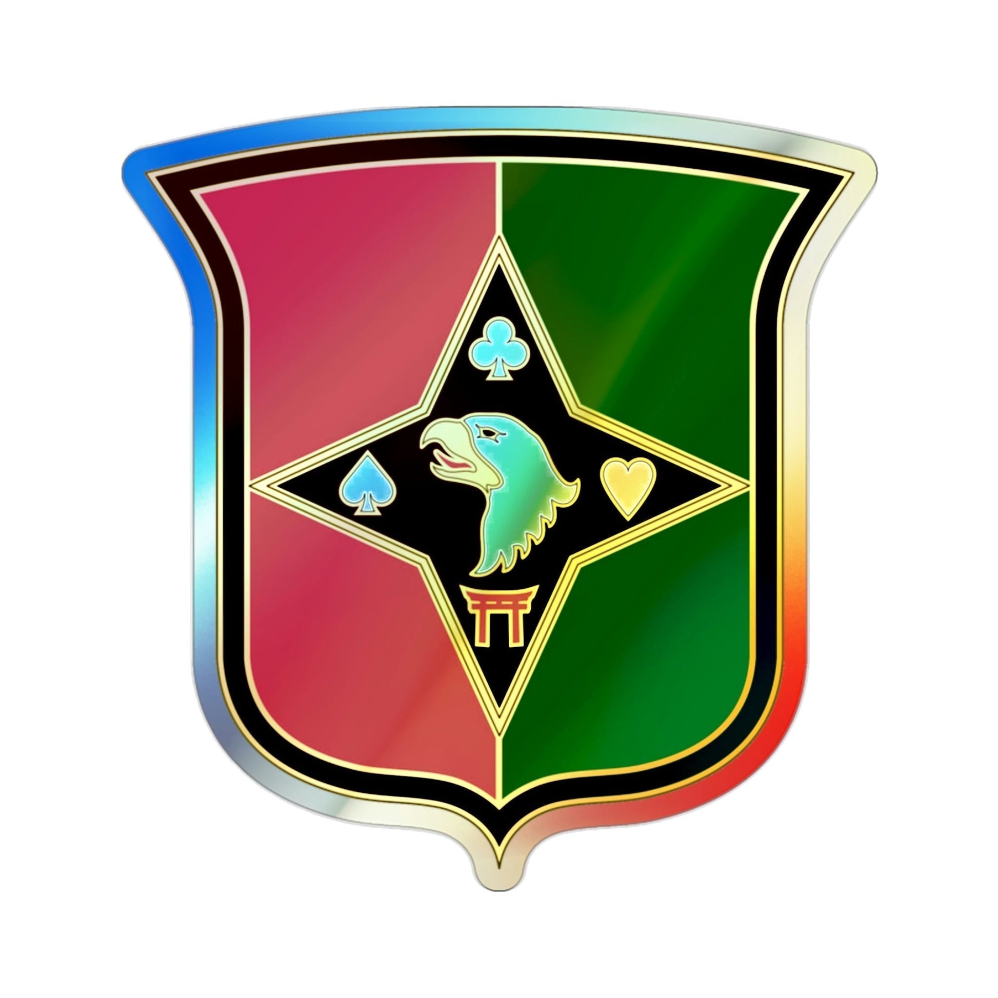 101 Sustainment Brigade v2 (U.S. Army) Holographic STICKER Die-Cut Vinyl Decal-2 Inch-The Sticker Space