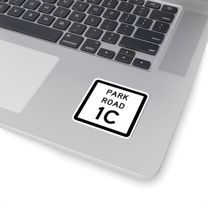 Texas Park Road 1C (Texas) (Road Sign) STICKER Vinyl Kiss-Cut Decal