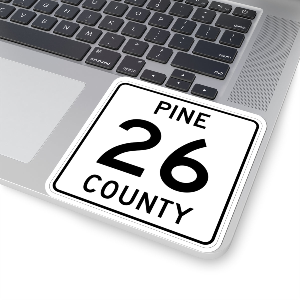 Pine County Route 26 MN (Minnesota) (Road Sign) STICKER Vinyl Kiss-Cut Decal