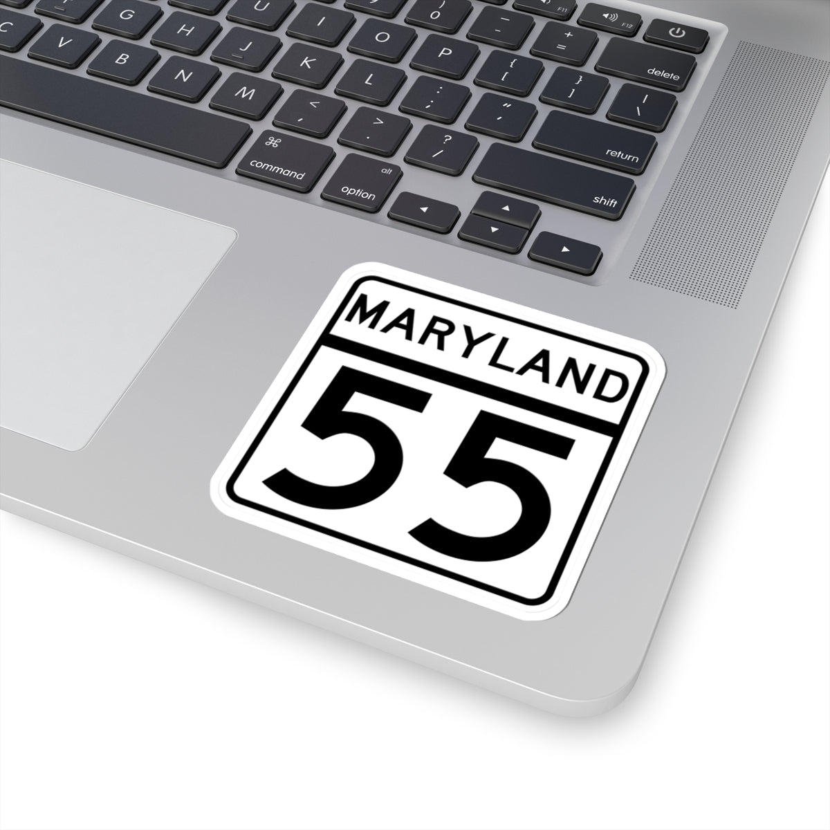 MD Route 55 (Maryland) (Road Sign) STICKER Vinyl Kiss-Cut Decal