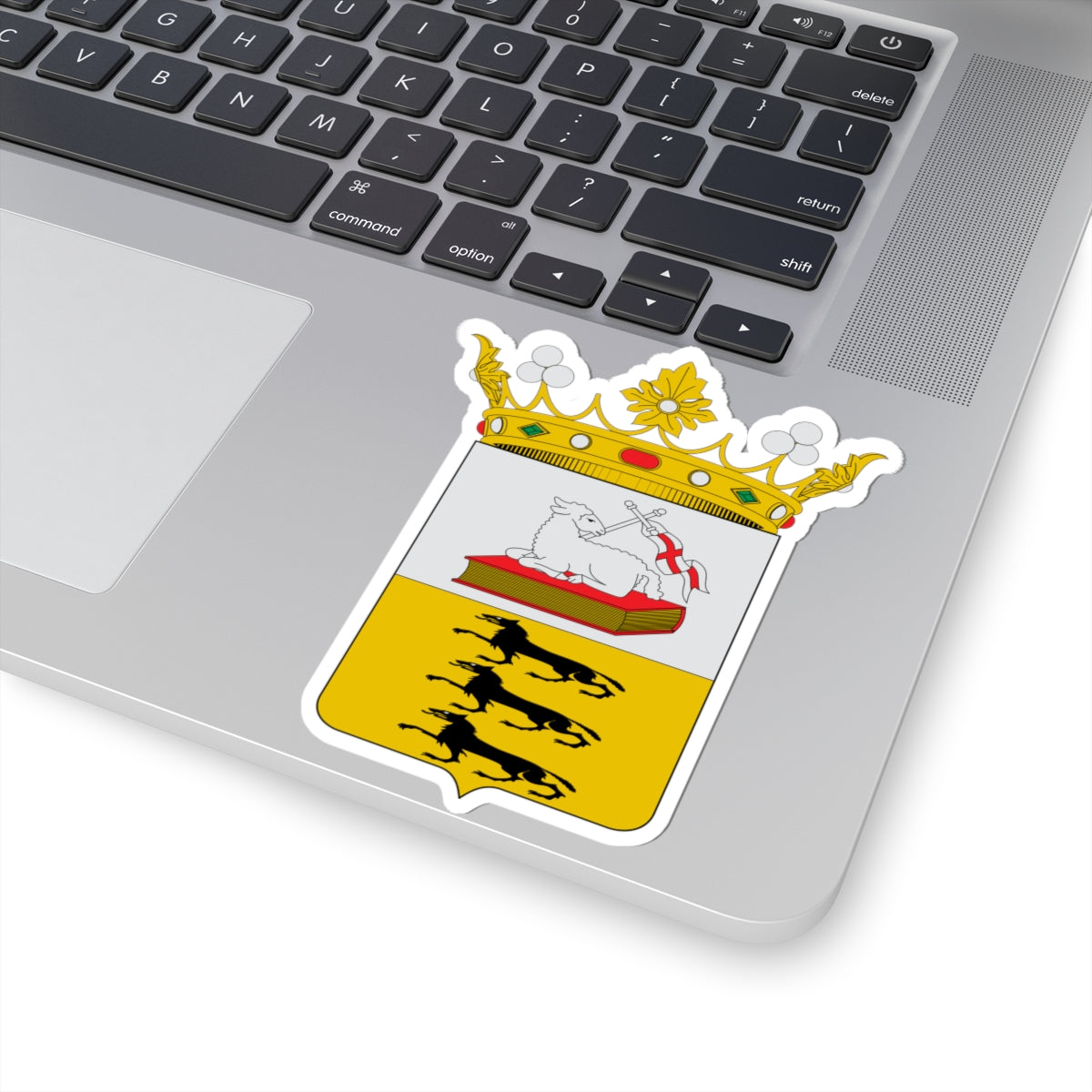 Escudo de Ariño (Spain) (Coat of Arms) STICKER Vinyl Kiss-Cut Decal