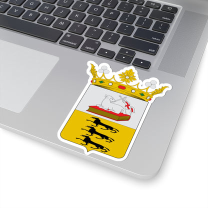 Escudo de Ariño (Spain) (Coat of Arms) STICKER Vinyl Kiss-Cut Decal