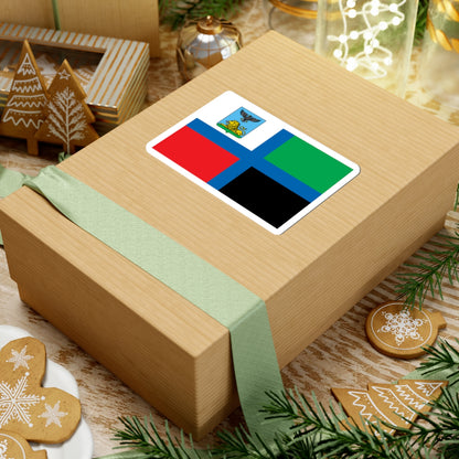 New Flag of Belgorod Oblast (Russia) STICKER Vinyl Kiss-Cut Decal