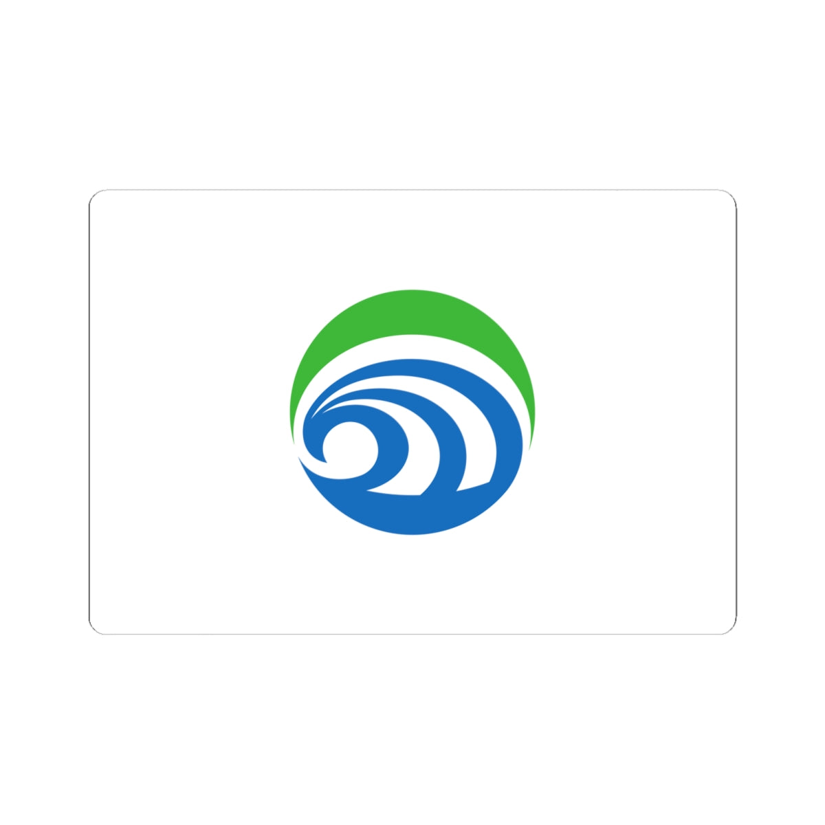 Flag of Omitama Ibaraki (Japan) STICKER Vinyl Kiss-Cut Decal