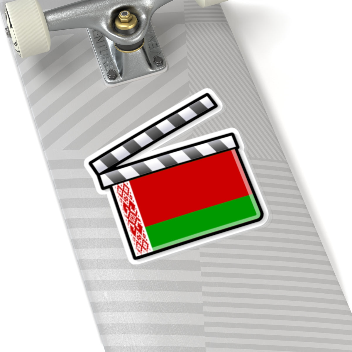 Belarus film clapperboard (Belarus) STICKER Vinyl Kiss-Cut Decal