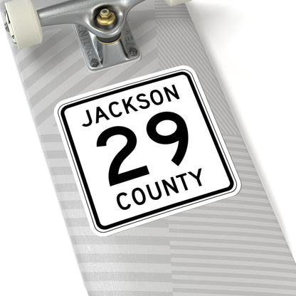 Jackson County Route 29 MN (Minnesota) (Road Sign) STICKER Vinyl Kiss-Cut Decal