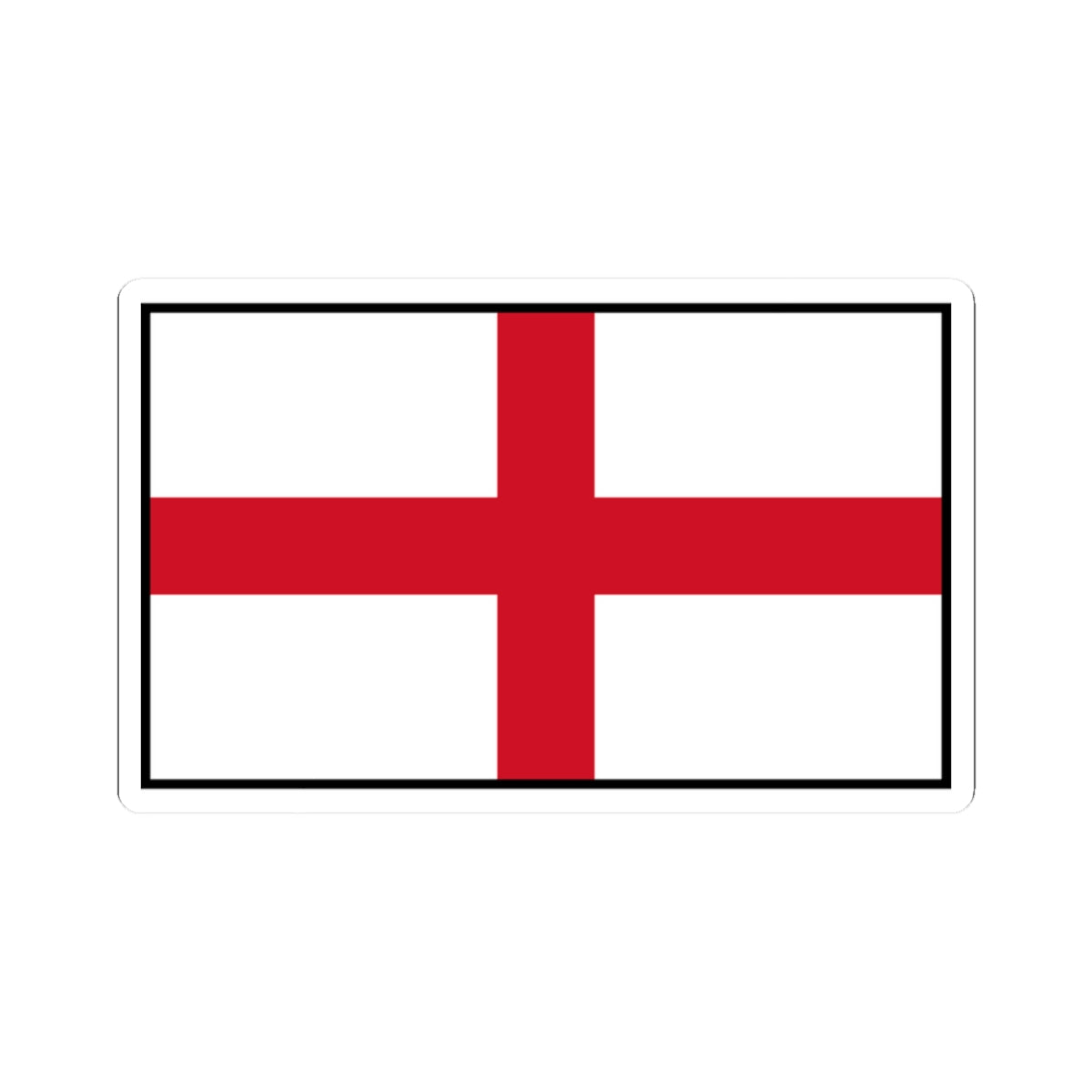 Flag of England bordered (England) STICKER Vinyl Kiss-Cut Decal