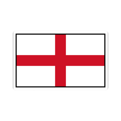 Flag of England bordered (England) STICKER Vinyl Kiss-Cut Decal
