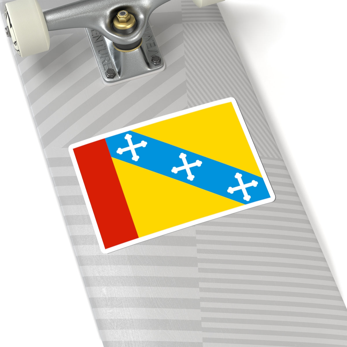 Flag of Golovachevskoe Moscow oblast (Russia) STICKER Vinyl Kiss-Cut Decal