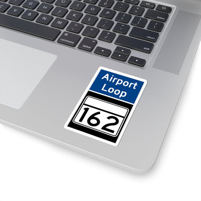MD Route 162 Airport Loop (Maryland) (Road Sign) STICKER Vinyl Kiss-Cut Decal