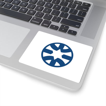 Flag of the Ministry of Foreign Affairs Israel (Israel) STICKER Vinyl Kiss-Cut Decal
