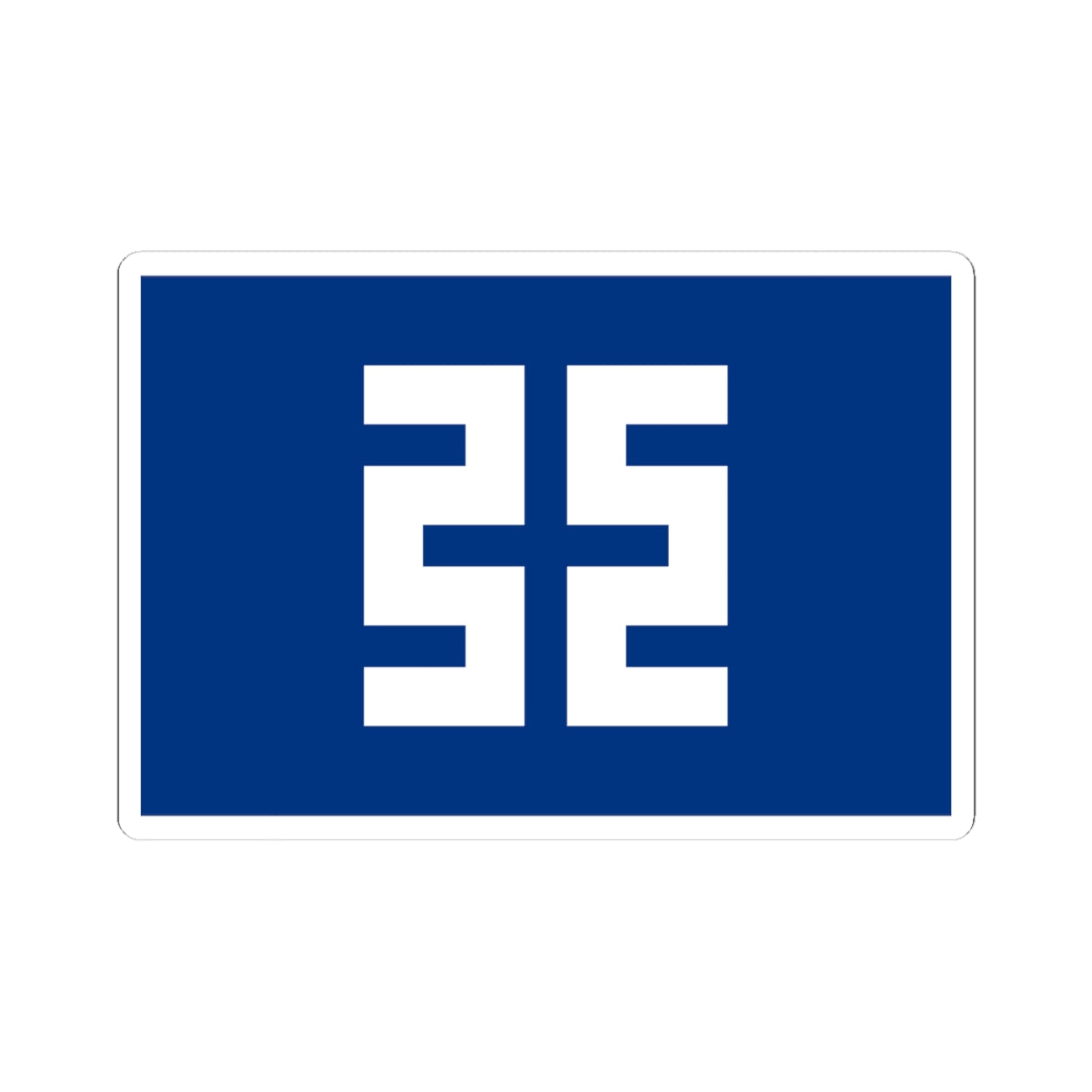 Flag of Kuroishi Aomori (Japan) STICKER Vinyl Kiss-Cut Decal