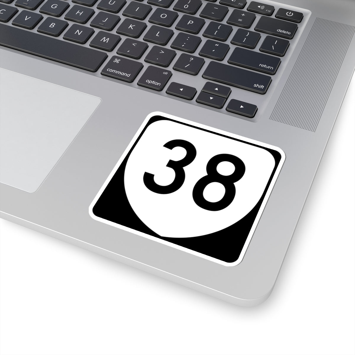 Virginia 38 (Virginia) (Road Sign) STICKER Vinyl Kiss-Cut Decal