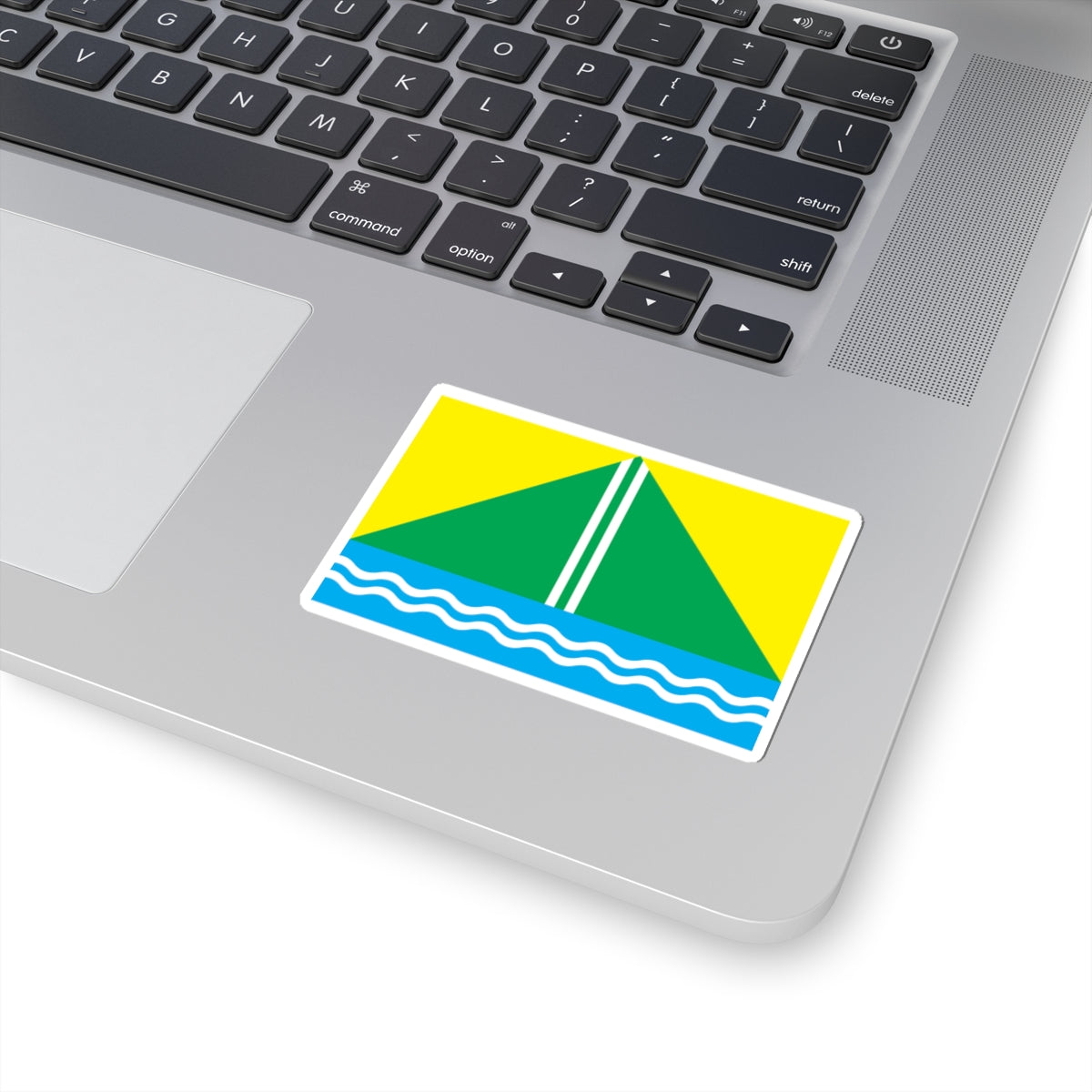 Flag of Nazyvaevsky rayon Omsk oblast (Russia) STICKER Vinyl Kiss-Cut Decal
