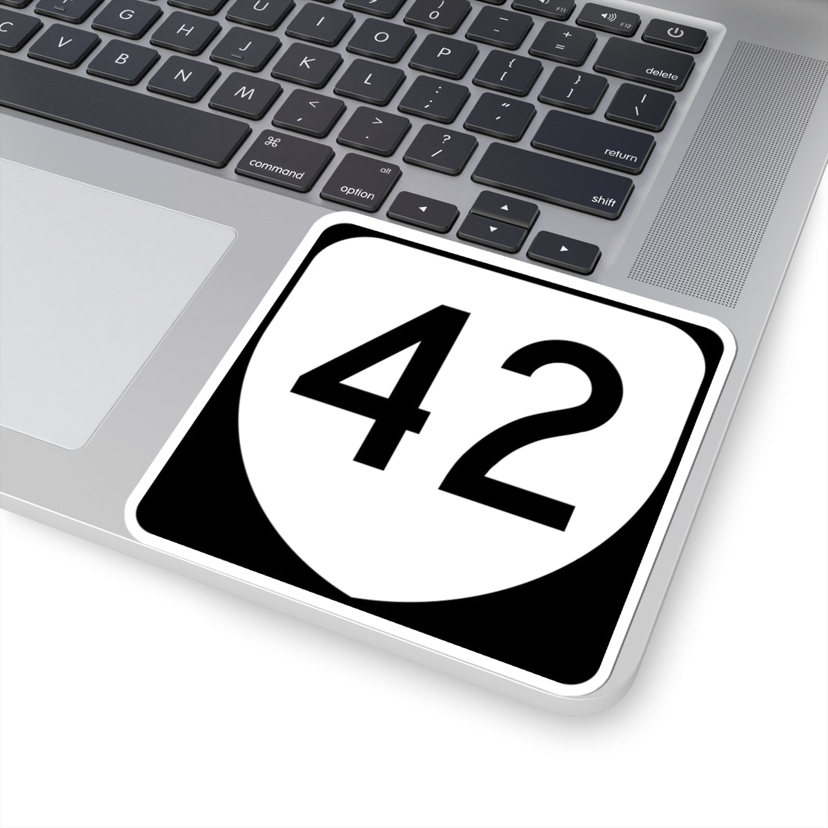 Virginia 42 (Virginia) (Road Sign) STICKER Vinyl Kiss-Cut Decal