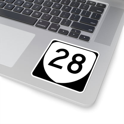 Virginia 28 (Virginia) (Road Sign) STICKER Vinyl Kiss-Cut Decal