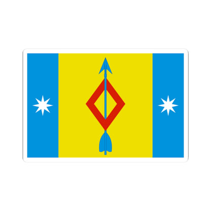 Flag of Mamontovskoe Moscow oblast (Russia) STICKER Vinyl Kiss-Cut Decal