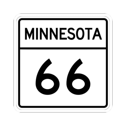 MN-66 1948 (Minnesota) (Road Sign) STICKER Vinyl Kiss-Cut Decal