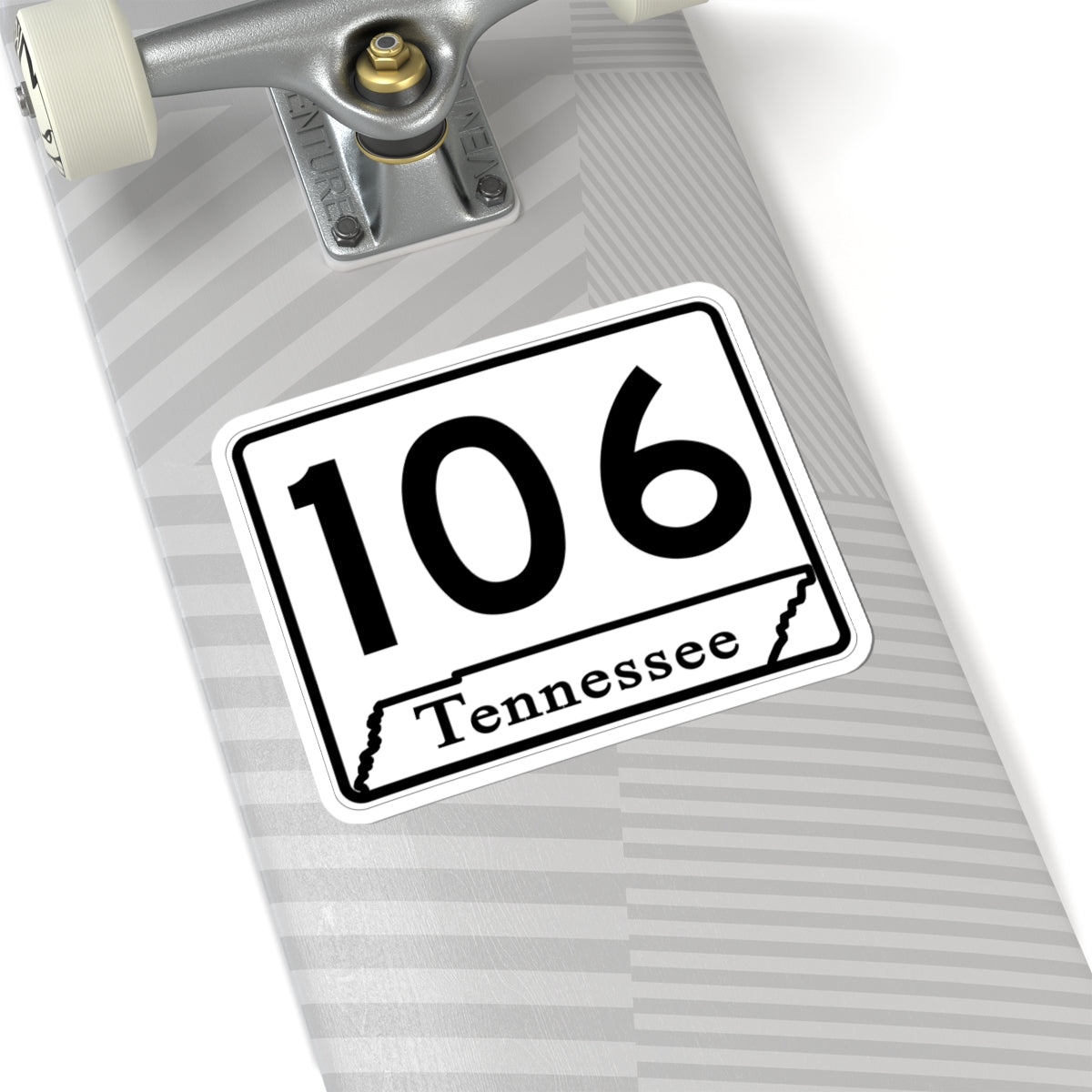 Tennessee 106 (Tennessee) (Road Sign) STICKER Vinyl Kiss-Cut Decal