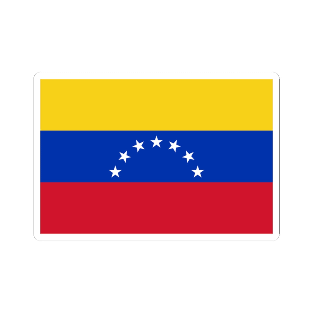 Flag of Venezuela 1930-2006 (Venezuela) STICKER Vinyl Kiss-Cut Decal
