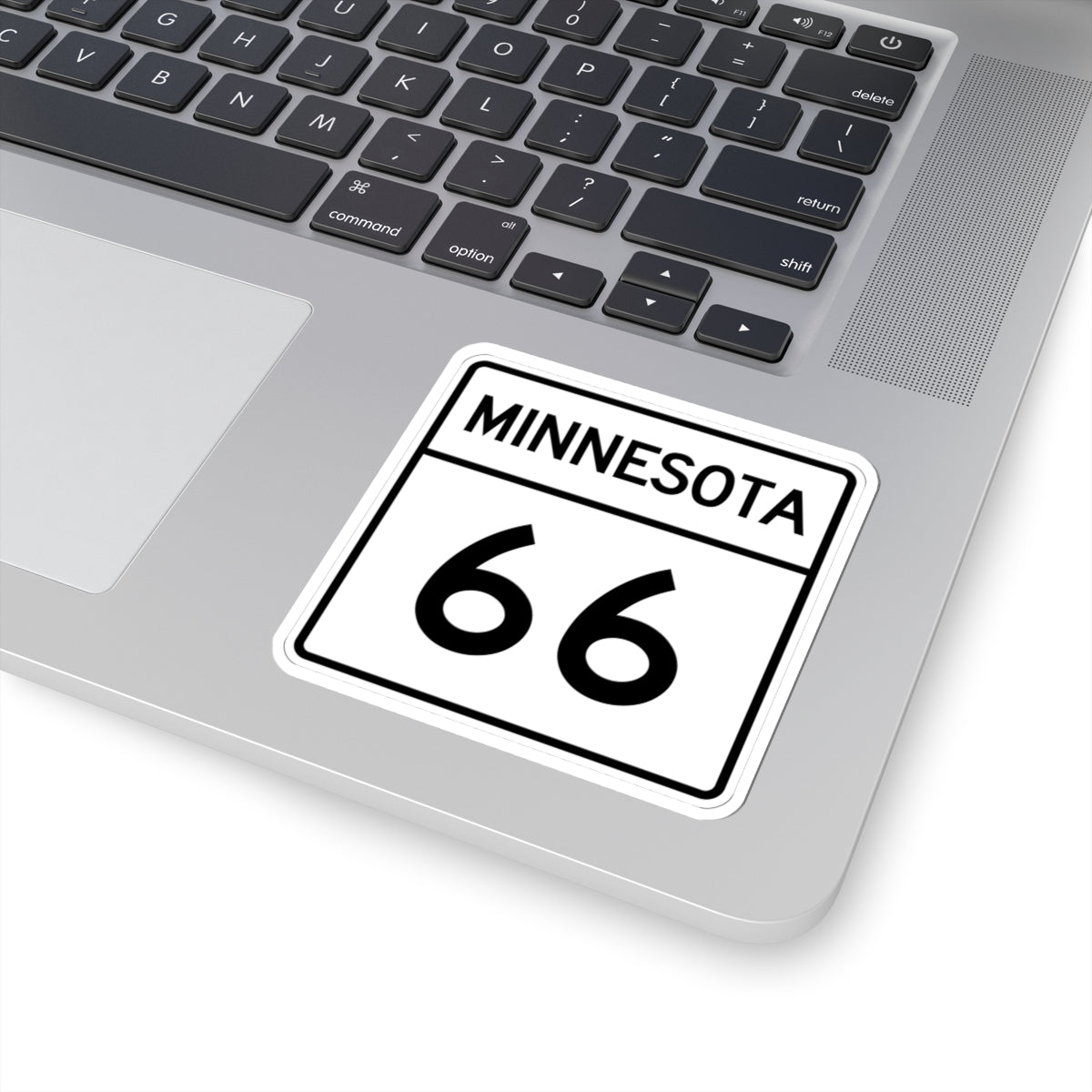 MN-66 1948 (Minnesota) (Road Sign) STICKER Vinyl Kiss-Cut Decal