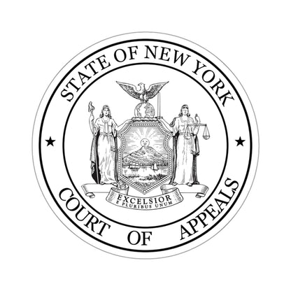 Seal of the New York Court of Appeals - STICKER Vinyl Kiss-Cut Decal