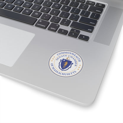 Seal of the Senate of Massachusetts - STICKER Vinyl Kiss-Cut Decal