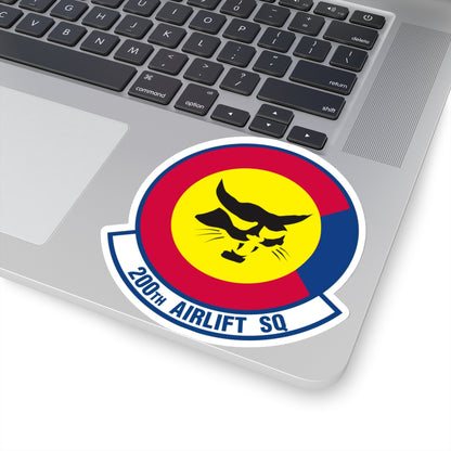 200 Airlift Squadron (U.S. Air Force) STICKER Vinyl Kiss-Cut Decal-The Sticker Space