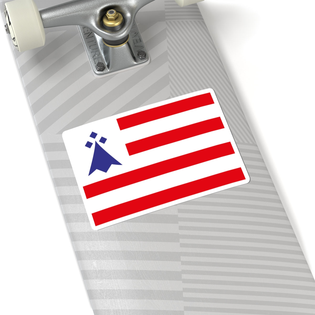 Chtou District Flag (France) STICKER Vinyl Kiss-Cut Decal