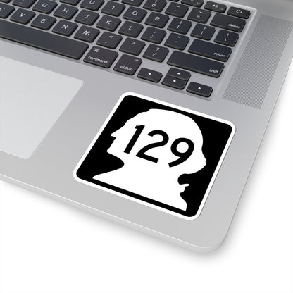 WA-129 (Washington) (Road Sign) STICKER Vinyl Kiss-Cut Decal