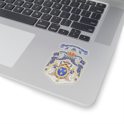 Grand Royal Coat of Arms of France - STICKER Vinyl Kiss-Cut Decal