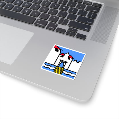 CHE Rennweg ZH Flag (Switzerland) STICKER Vinyl Kiss-Cut Decal
