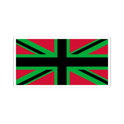 African Britain Flag (United Kingdom) STICKER Vinyl Kiss-Cut Decal