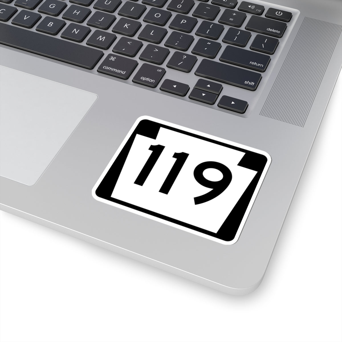PA-119 (Pennsylvania) (Road Sign) STICKER Vinyl Kiss-Cut Decal