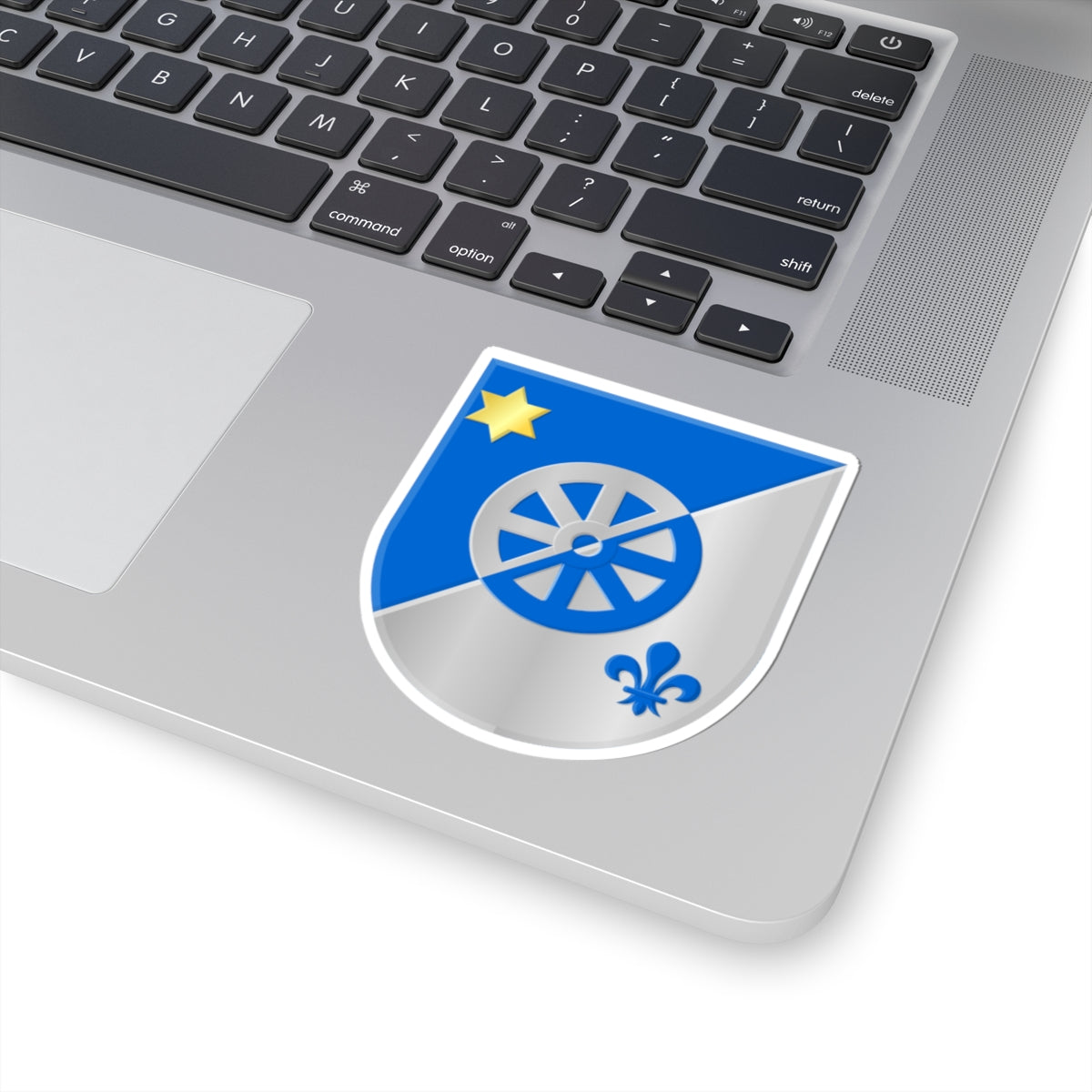 Aalsum wapen (Netherlands) (Coat of Arms) STICKER Vinyl Kiss-Cut Decal