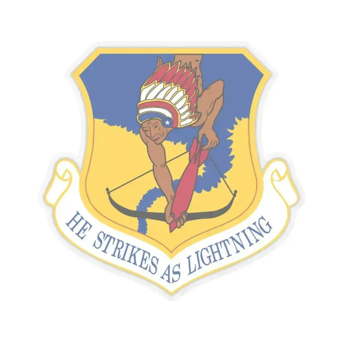 101st Air Refueling Wing (U.S. Air Force) STICKER Vinyl Kiss-Cut Decal 4 Inch Transparent - The Sticker Space