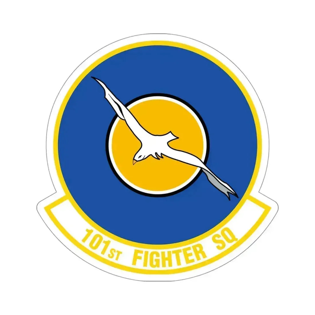 101st Fighter Squadron (U.S. Air Force) STICKER Vinyl Die-Cut Decal 4 Inch - The Sticker Space