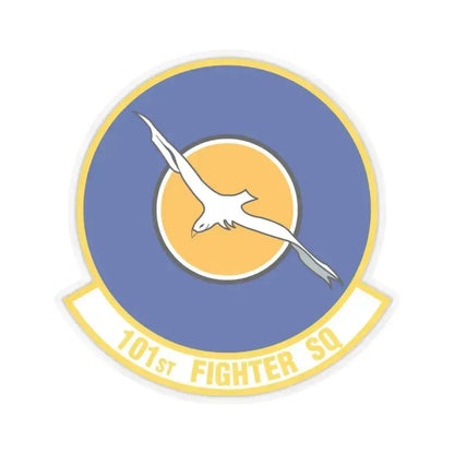 101st Fighter Squadron (U.S. Air Force) STICKER Vinyl Kiss-Cut Decal 3 Inch Transparent - The Sticker Space