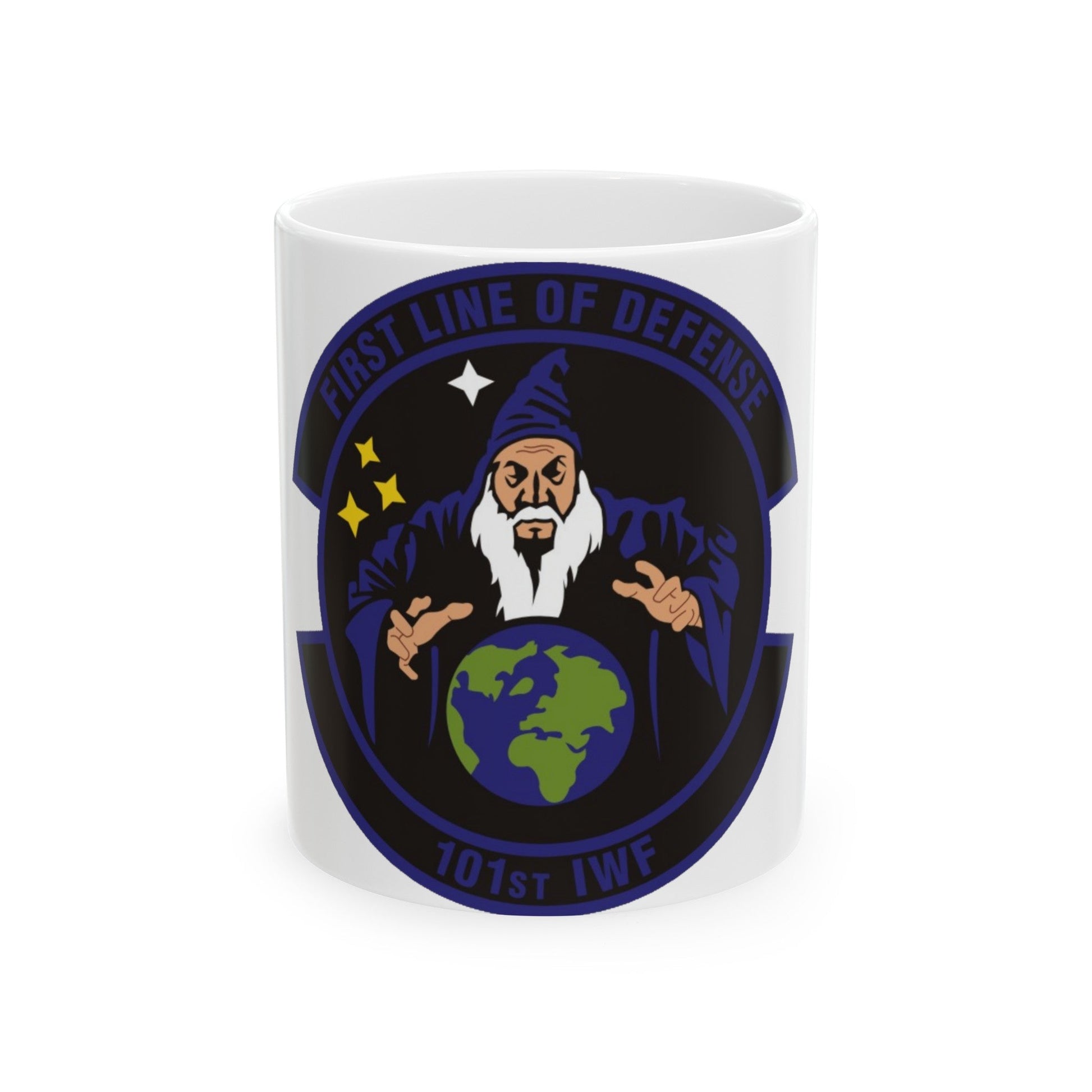 101st Information Warfare Flight (U.S. Air Force) White Coffee Mug-11oz-The Sticker Space