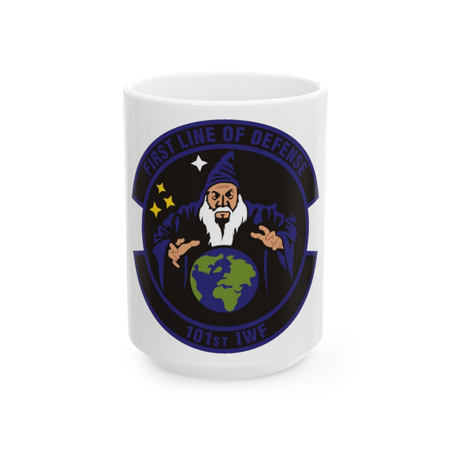 101st Information Warfare Flight (U.S. Air Force) White Coffee Mug-15oz-The Sticker Space