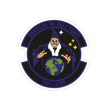 101st Information Warfare Flight (U.S. Air Force) REVERSE PRINT Transparent Die-Cut STICKER - The Sticker Space