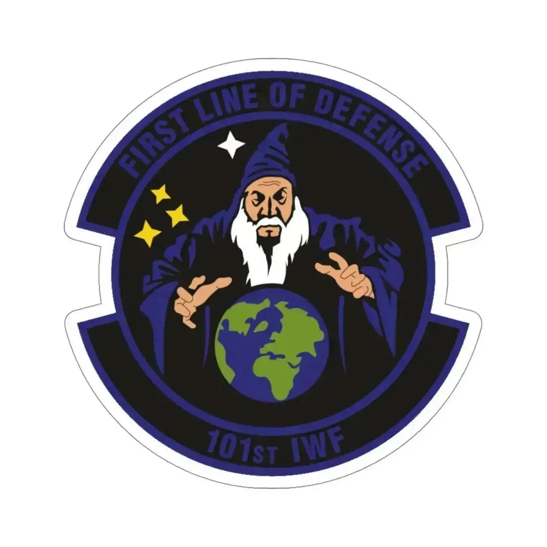 101st Information Warfare Flight (U.S. Air Force) STICKER Vinyl Die-Cut Decal 4 Inch - The Sticker Space